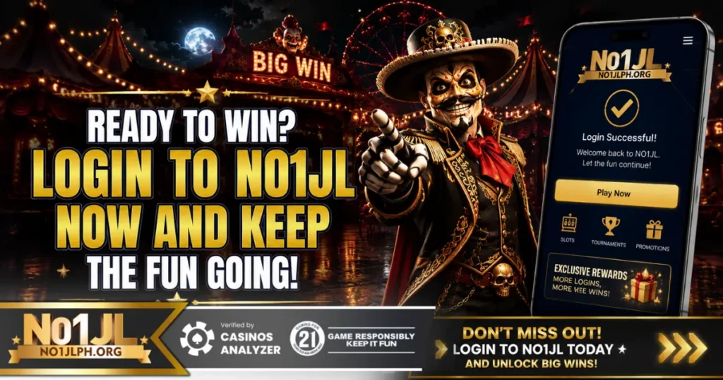 No1JL Login, Ready to Win